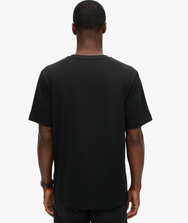 Micro Logo Graphic Loose T-Shirt