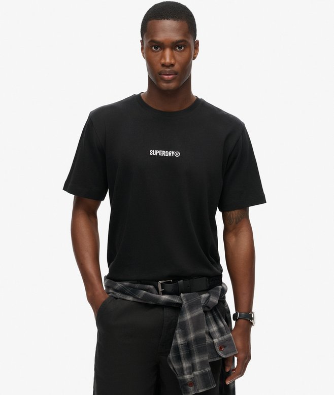 Micro Logo Graphic Loose T-Shirt