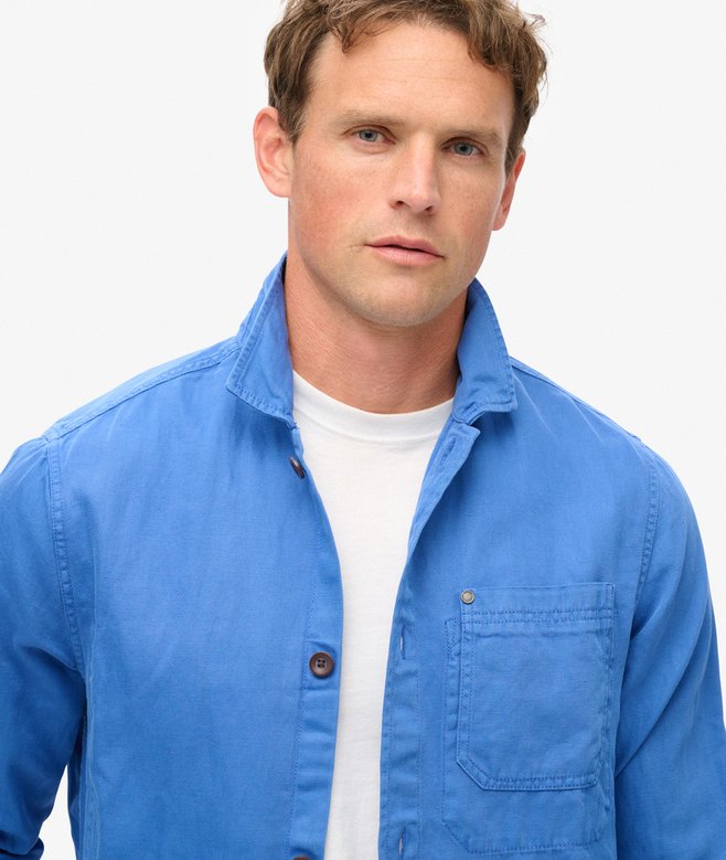 The Merchant Store - Linen Blend Overshirt