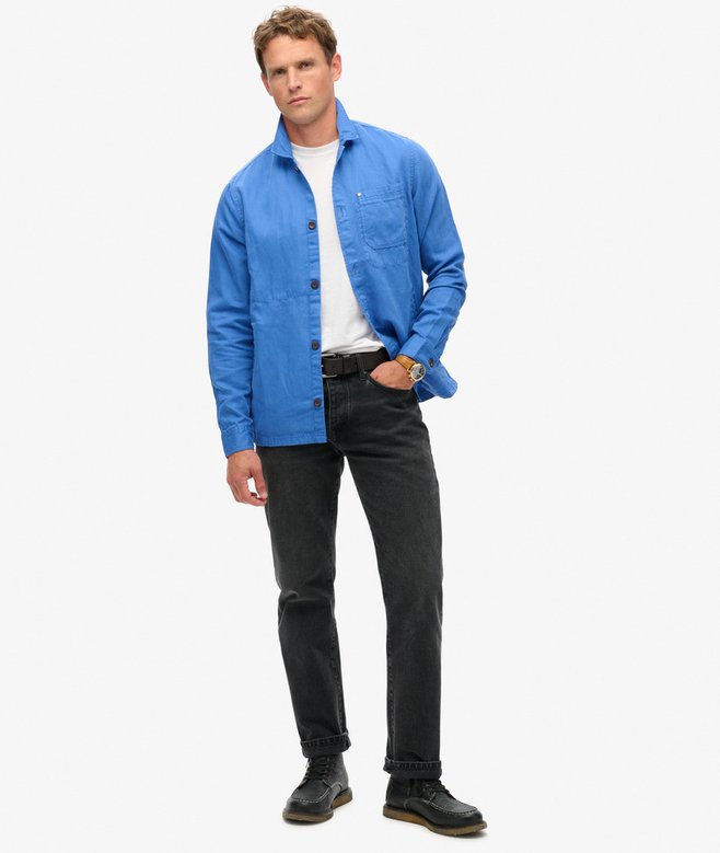 The Merchant Store - Linen Blend Overshirt