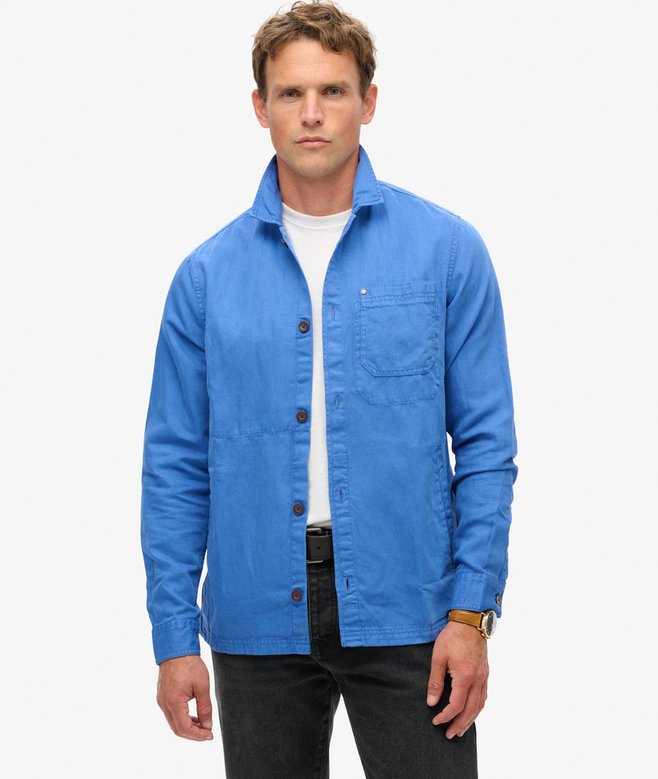 The Merchant Store - Linen Blend Overshirt
