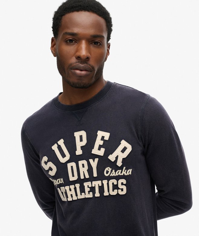 Vintage Athletic Long Sleeve Top