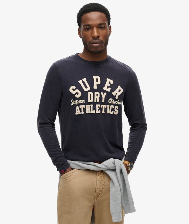 Vintage Athletic Long Sleeve Top