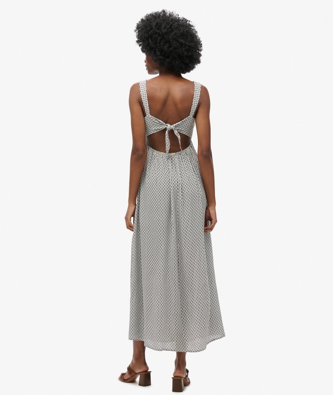Tie Back Maxi Dress