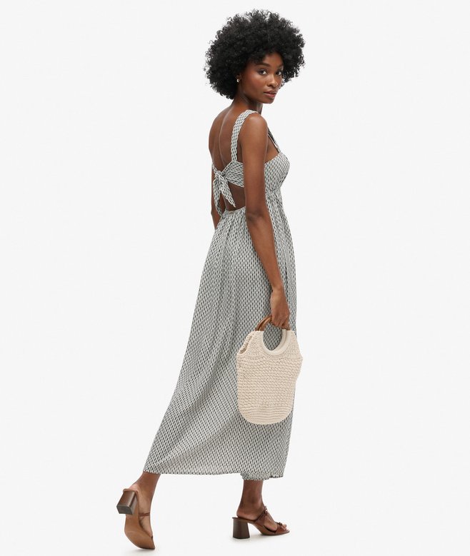 Tie Back Maxi Dress