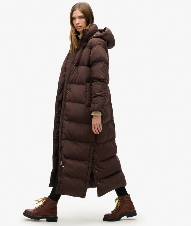 Maxi Hooded Puffer Coat