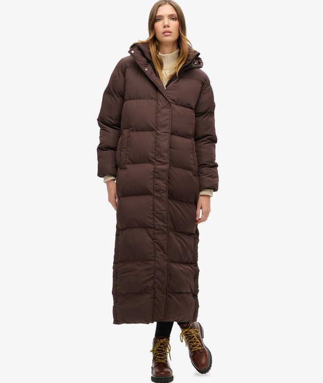 Maxi Hooded Puffer Coat