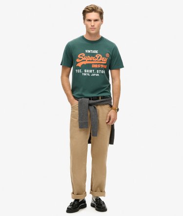 Klassisches Vintage Logo T-Shirt Image 2
