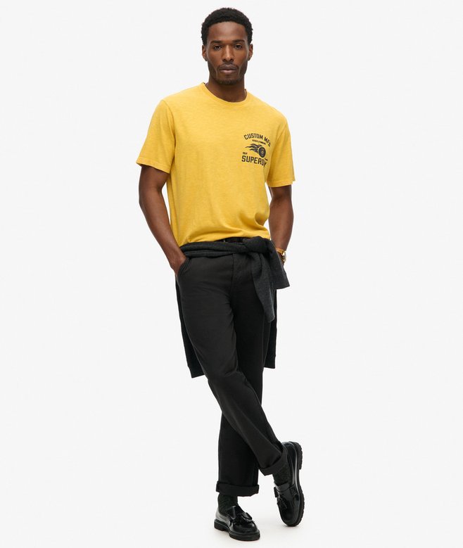 Biker Graphic Loose T-Shirt