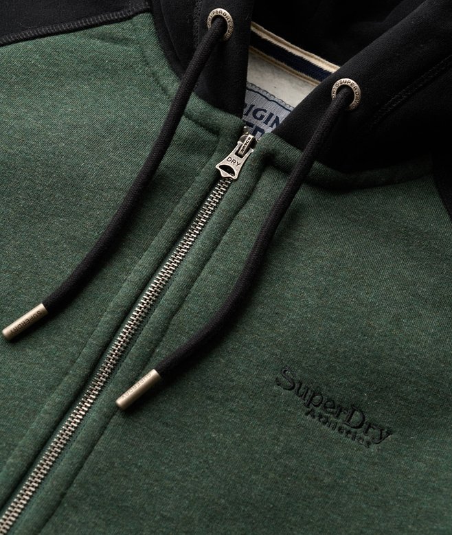 Essential Baseball Zip Hoodie