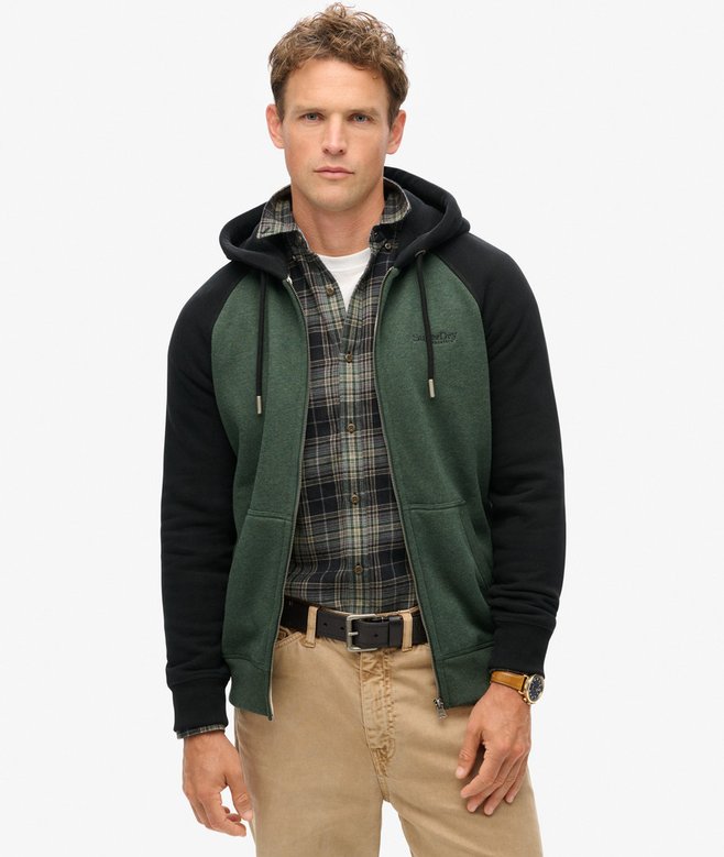 Essential Baseball Zip Hoodie