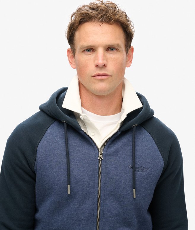 Essential Baseball Zip Hoodie
