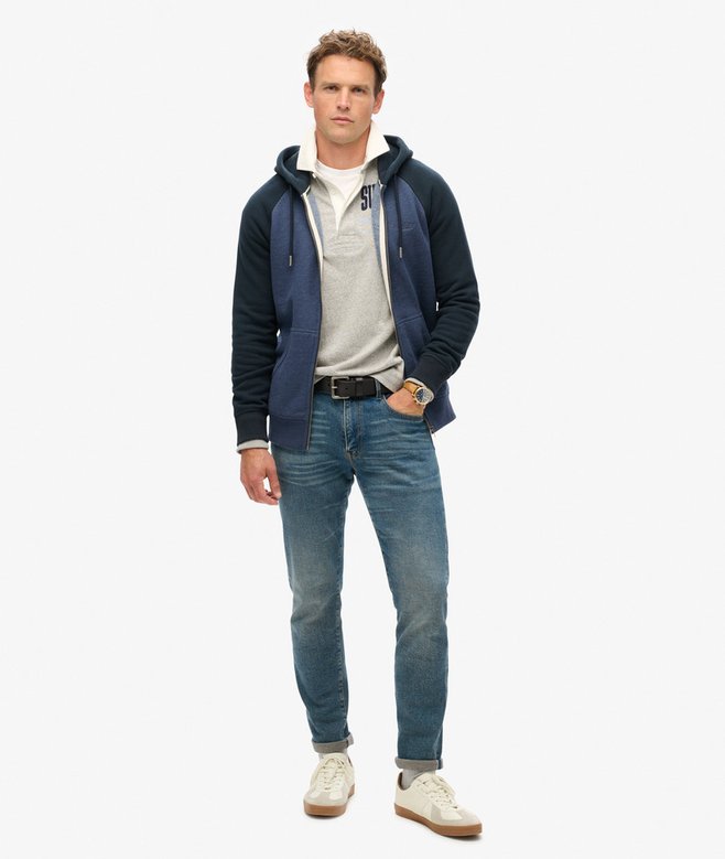 Essential Baseball Zip Hoodie
