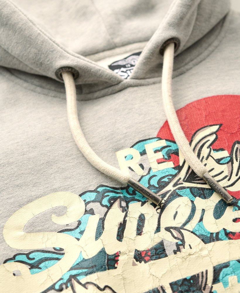 jpjp15★ Bluza z kapturem i nadrukiem Tokyo Vintage Logo Dział męski