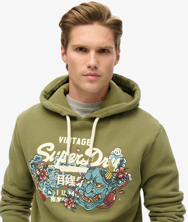 Tokyo Vintage Logo Graphic Hoodie