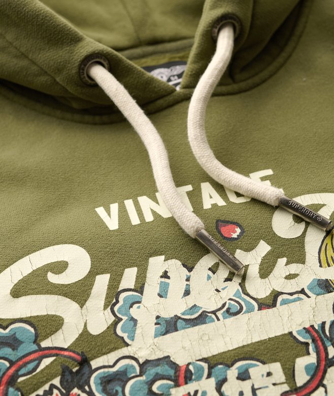 Tokyo Vintage Logo Graphic Hoodie