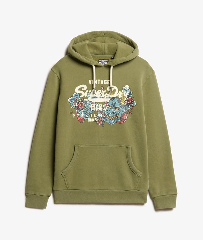 Tokyo Vintage Logo Graphic Hoodie
