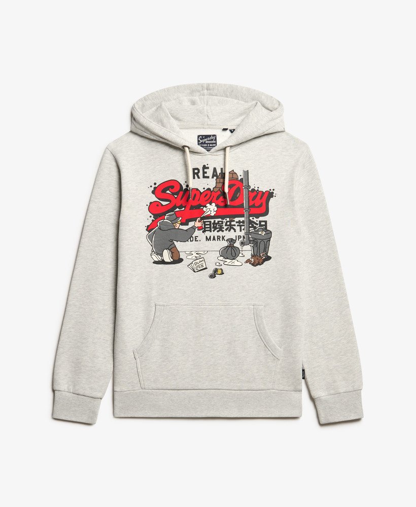 Superdry Herren T-Shirt Mit New York-Print – Aus Bio-Baumwolle, Lässige Passform
