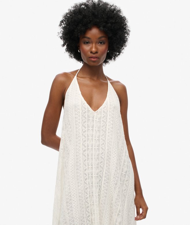 All Lace Midi Dress