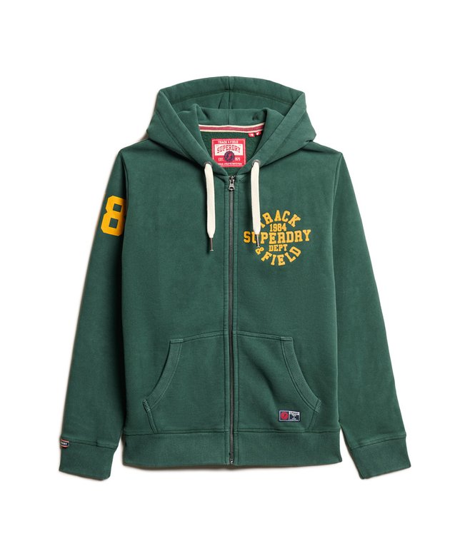 Track Field Kapuzenjacke mit Grafik emaillegrün für Herren