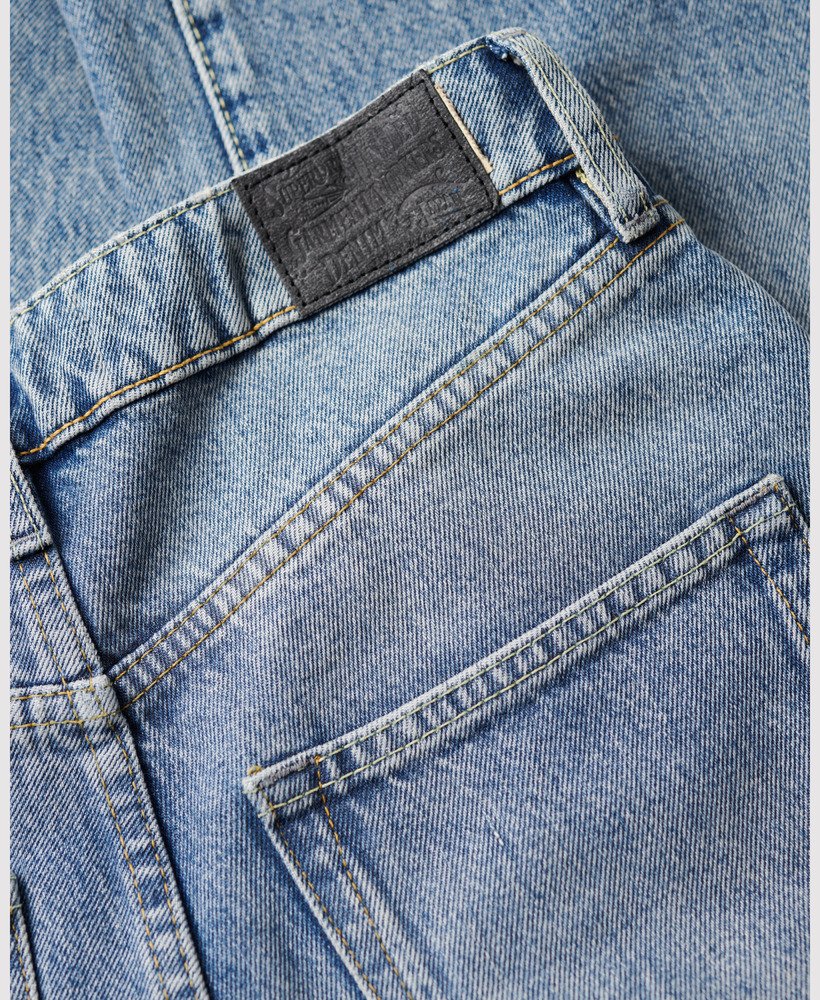 womens Organic Cotton Wide Leg Jeans in Houston Mid Vintage womens Organic Cotton Wide Leg Jeans in Houston Mid Vintage