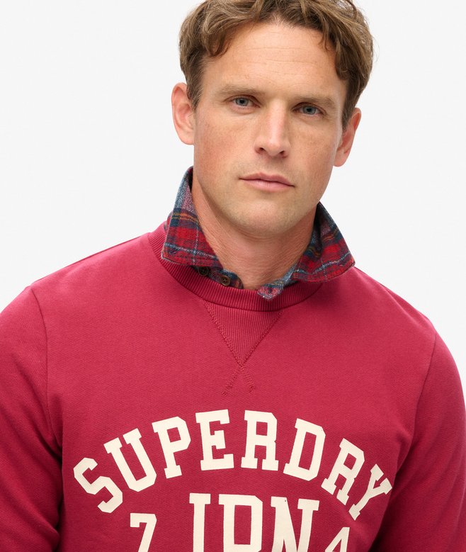 Athletic Printed Sweatshirt