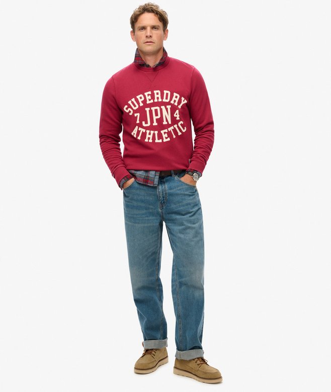 Athletic Printed Sweatshirt