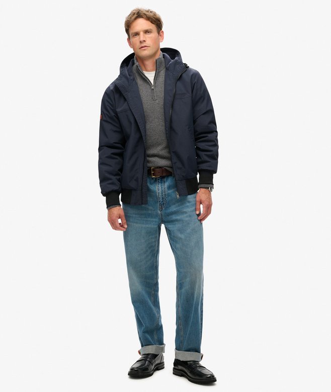Surplus Nylon Hooded Bomber Jacket