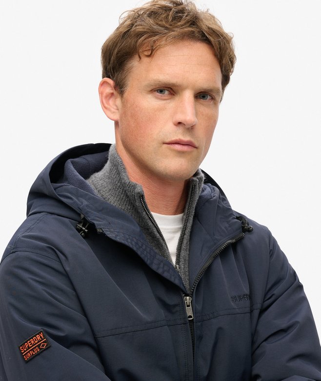 Surplus Nylon Hooded Bomber Jacket