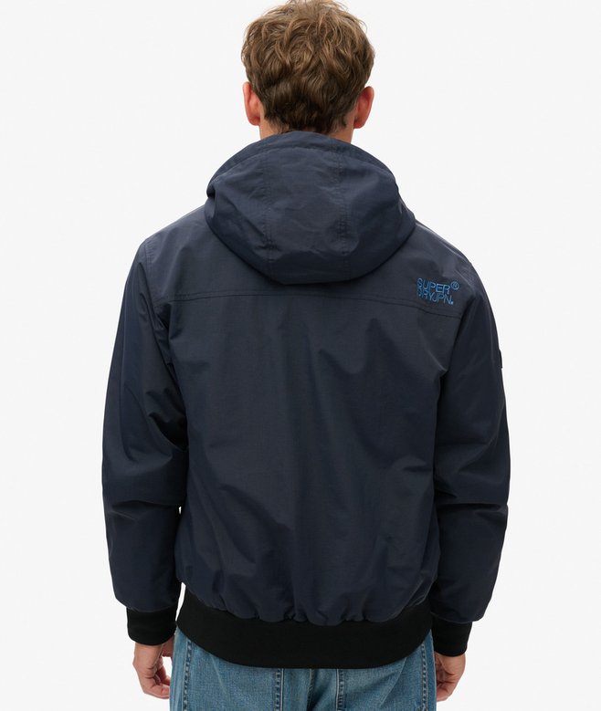 Surplus Nylon Hooded Bomber Jacket