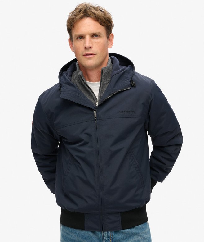 Surplus Nylon Hooded Bomber Jacket