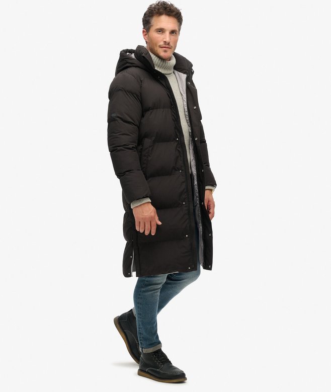 Longline Hooded Puffer Coat