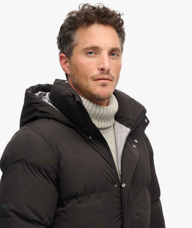 Longline Hooded Puffer Coat