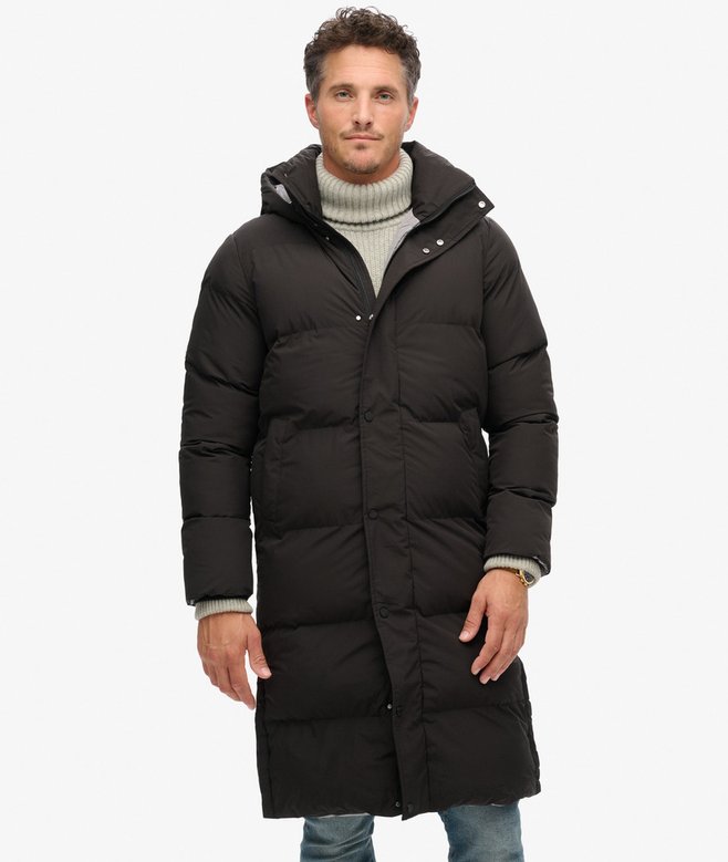 Longline Hooded Puffer Coat