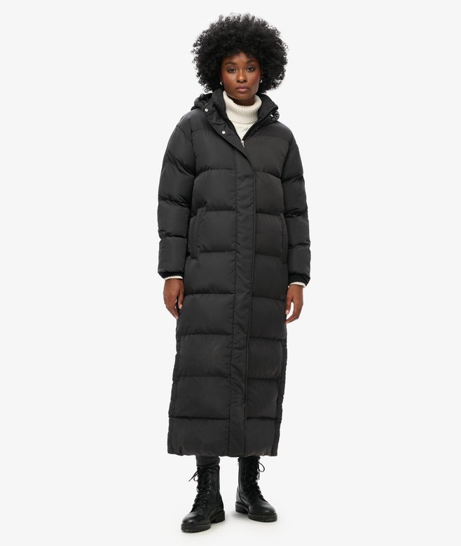 Maxi Hooded Puffer Coat