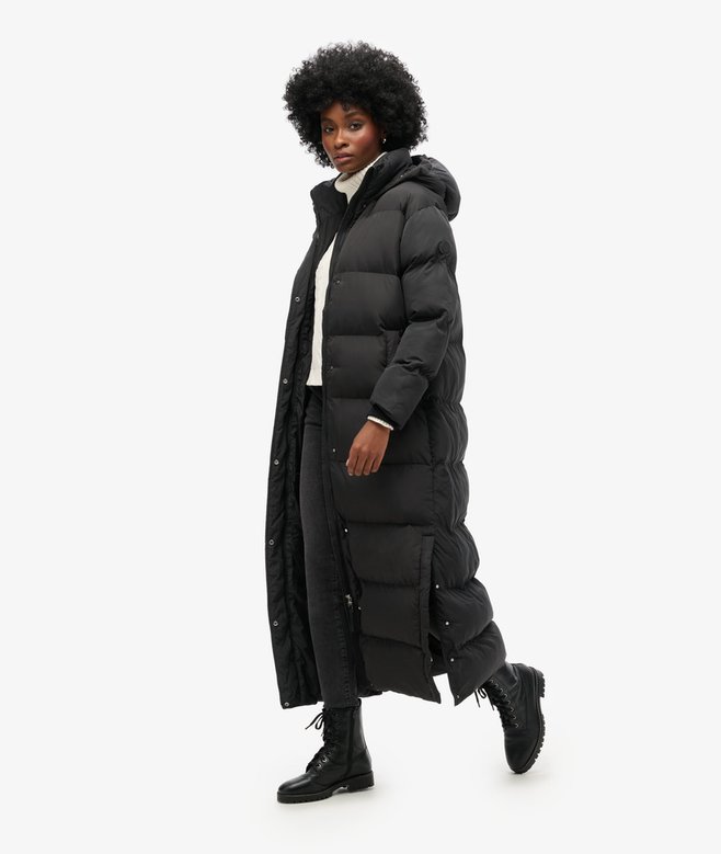 Maxi Hooded Puffer Coat
