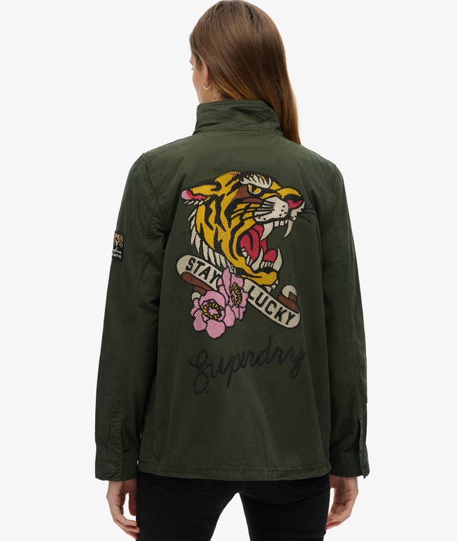 M65 Embellished Military Jacket