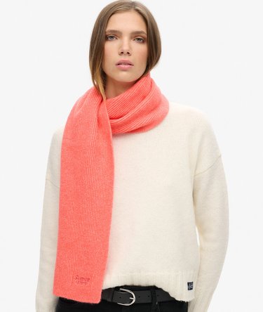 Soft Rib Knit Scarf Image 3