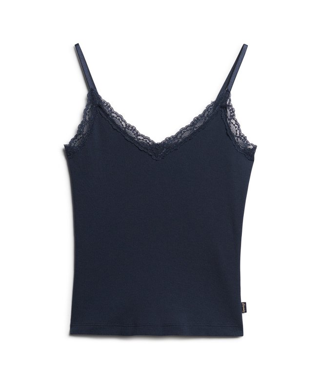 Athletic Essential Lace Trim Cami Top