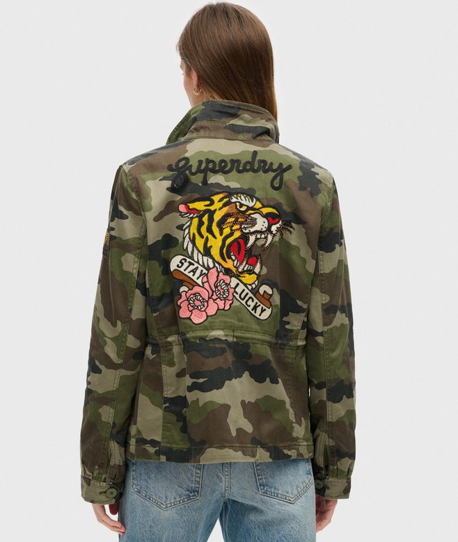 Embroidered M65 Military Jacket
