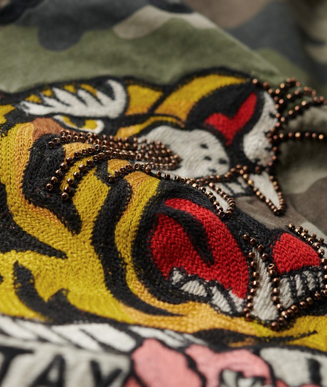 Embroidered M65 Military Jacket