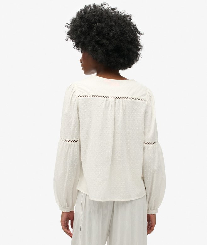 Ibiza Long Sleeve Beach Blouse