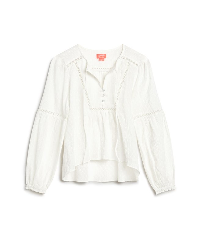 Ibiza Long Sleeve Beach Blouse