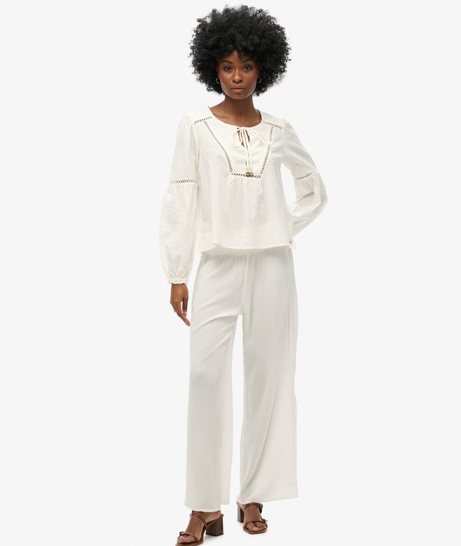 Ibiza Long Sleeve Beach Blouse