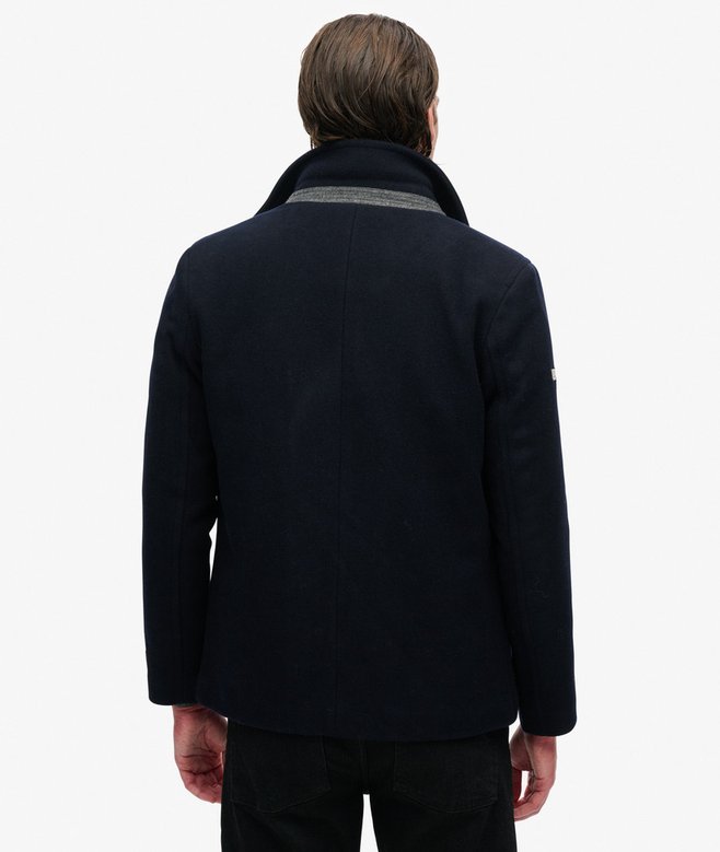 Two In One Wool Pea Coat