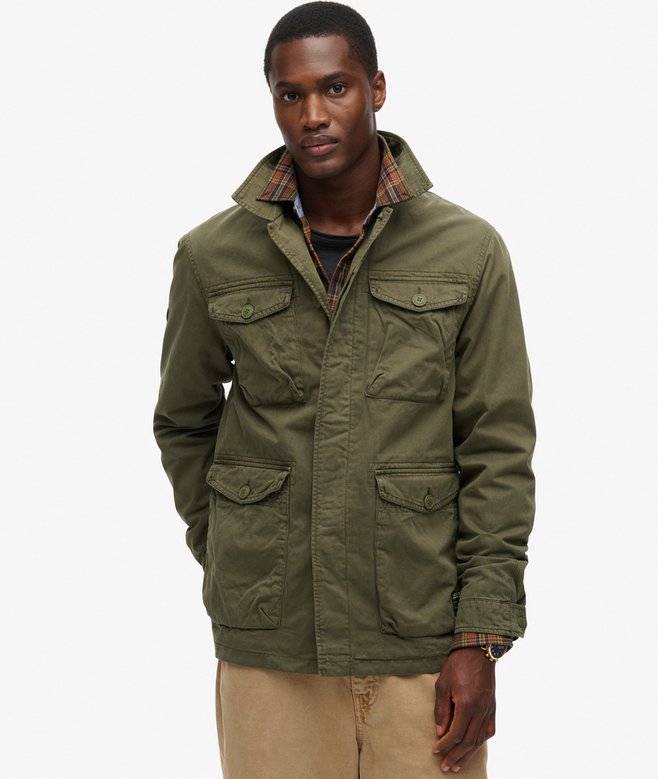 Military M65 Embroidered Lightweight Jacket