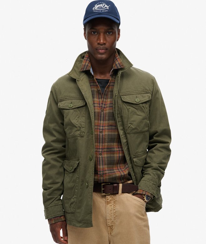 Military M65 Embroidered Lightweight Jacket