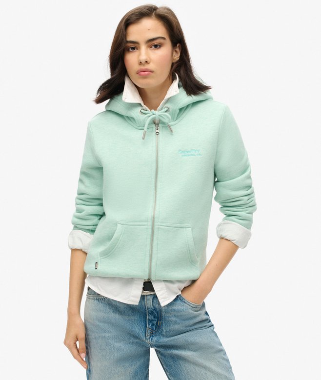 Essential Logo Zip Hoodie