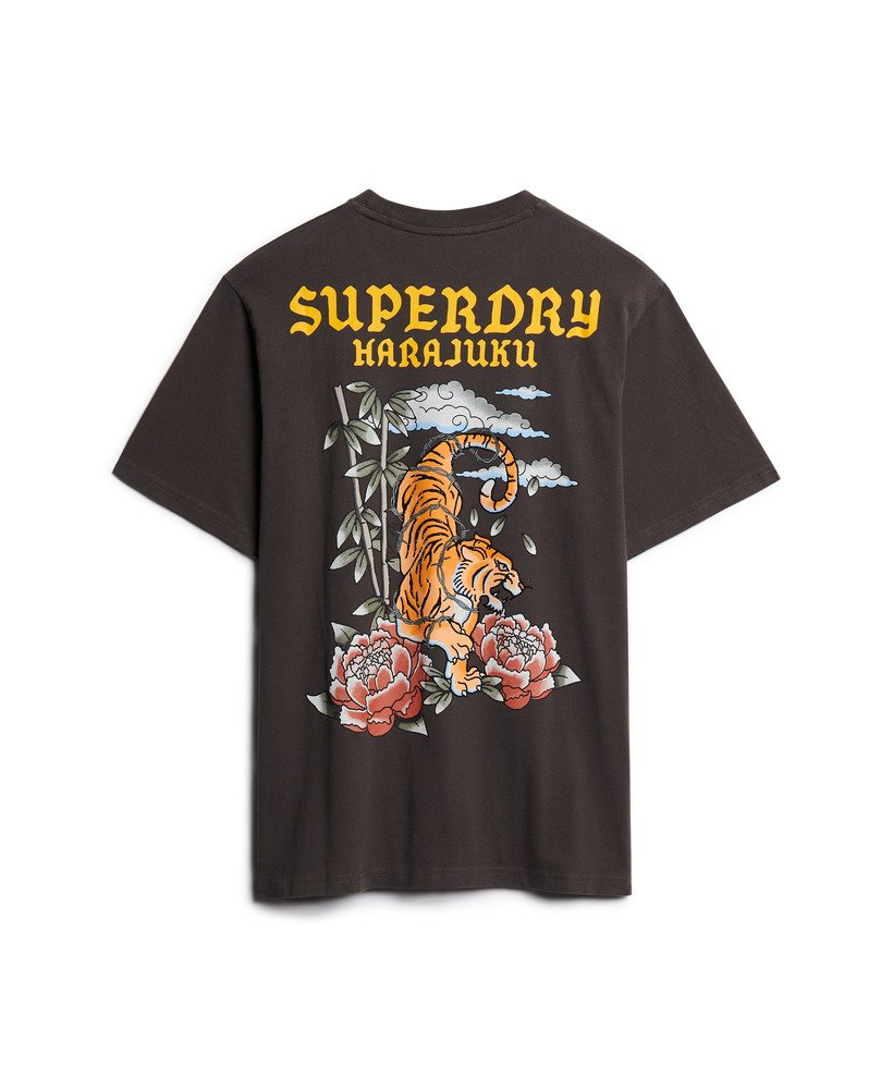 【Superdry】ブラック Superdry タトゥー グラフィック パーカー superdry-Black-Tattoo-Graphic-