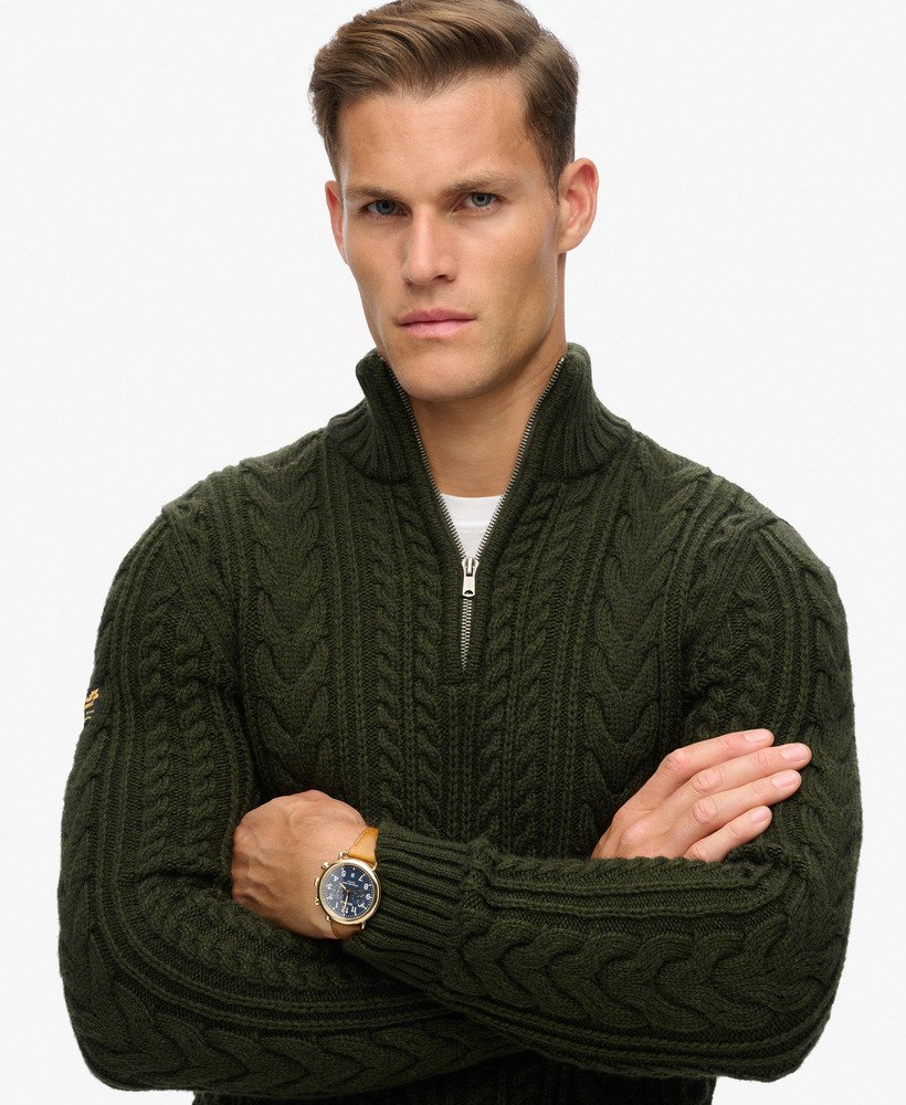 Superdry - Sweat Capuche Zippé Vintage Logo Embroidery Baseball Gris Chine Bleu Clair 342341